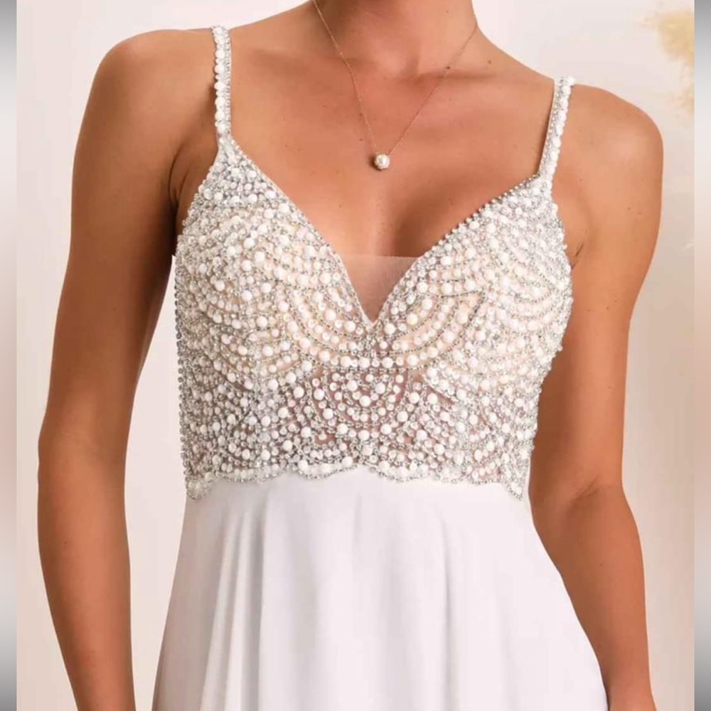 Lulus bridal dress